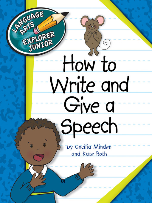 Cecilia Minden创作的How to Write and Give a Speech作品的详细信息 - 可供借阅